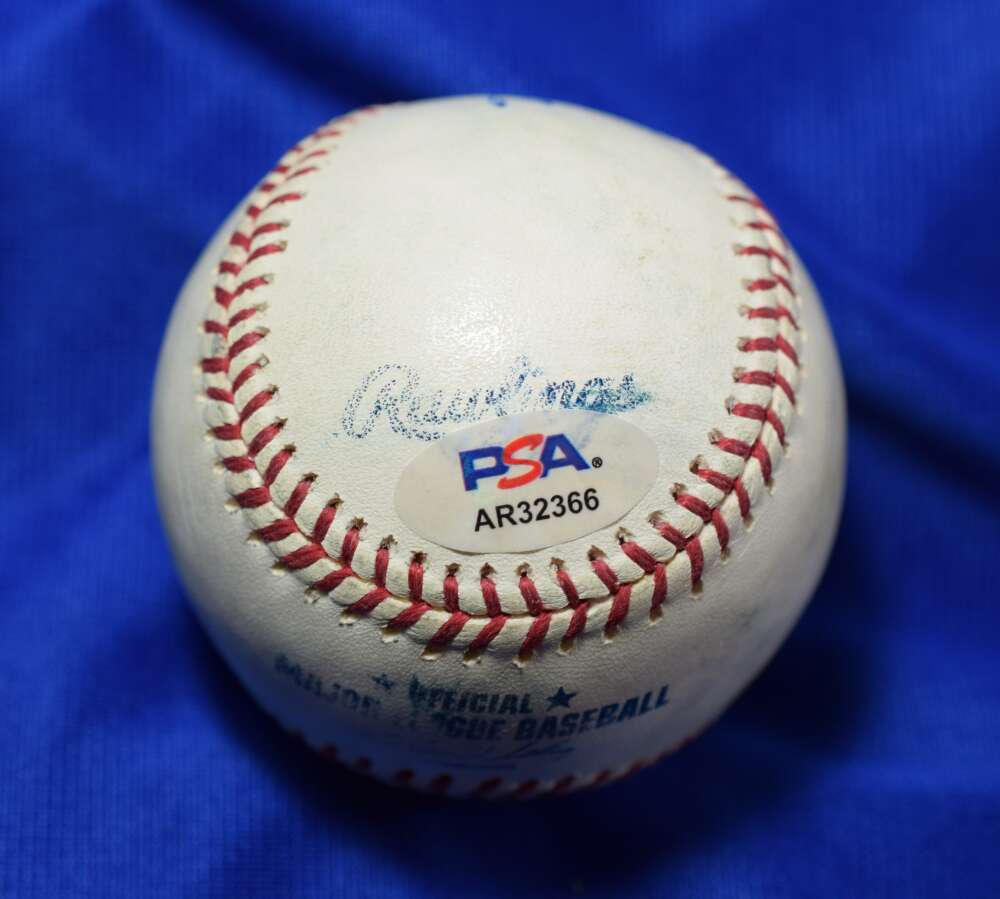 Boog Powell PSA DNA Autograph Game Used Major League Signed Baseball
