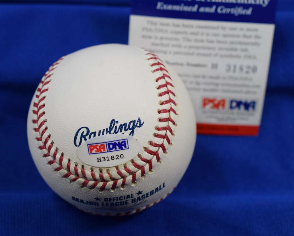 Jim Rice PSA DNA Autograph Major League Signed Baseball OML 78 MVP