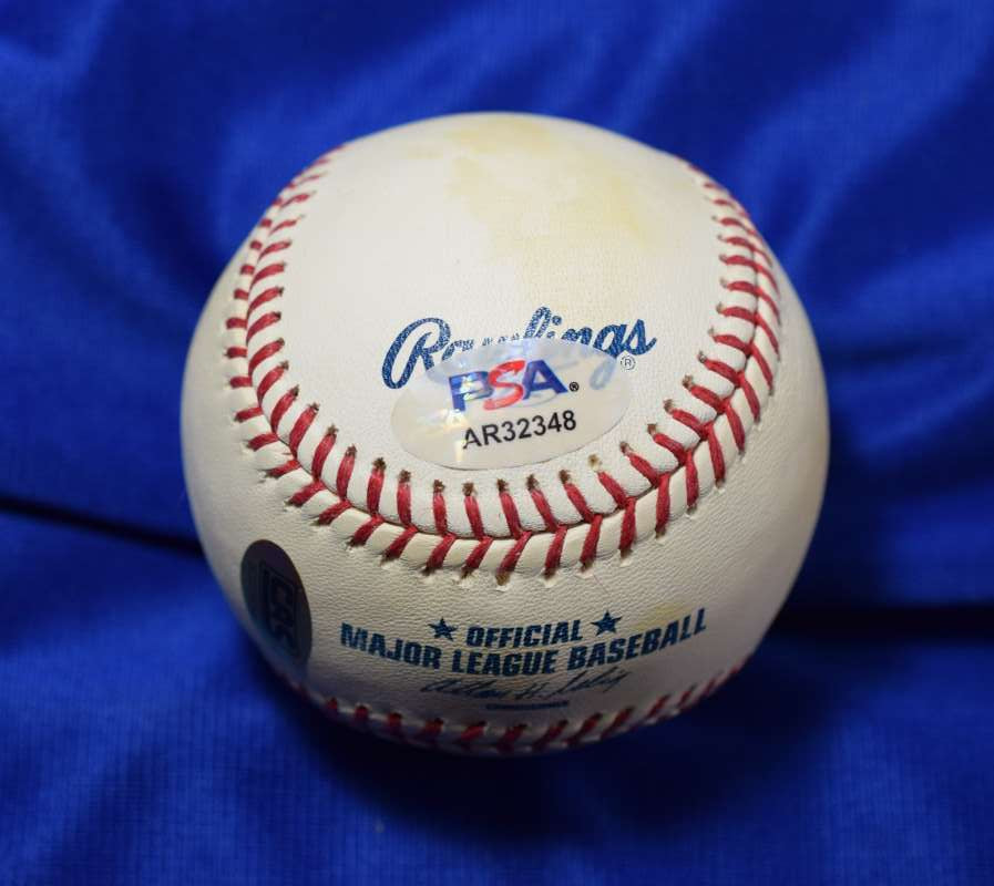 Rickey Henderson PSA DNA Autographed Major League Signed Baseball OML