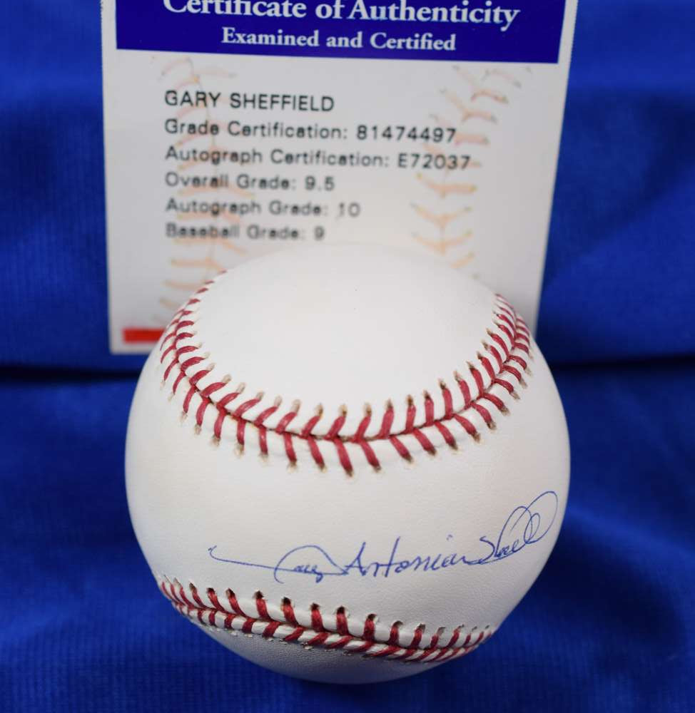 Gary Sheffield Gem Mint 10 PSA DNA Auto Major League Signed Baseball