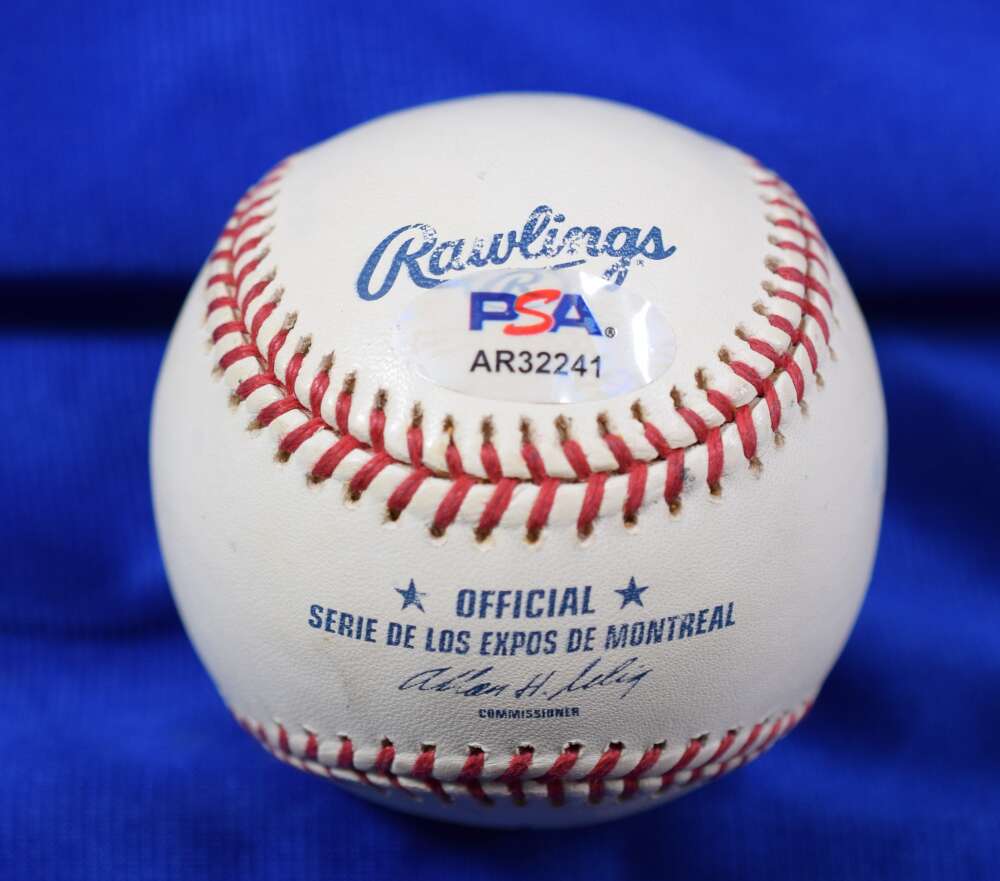 Andy Pettitte PSA DNA Autograph Signed Major League Expos Series Baseball