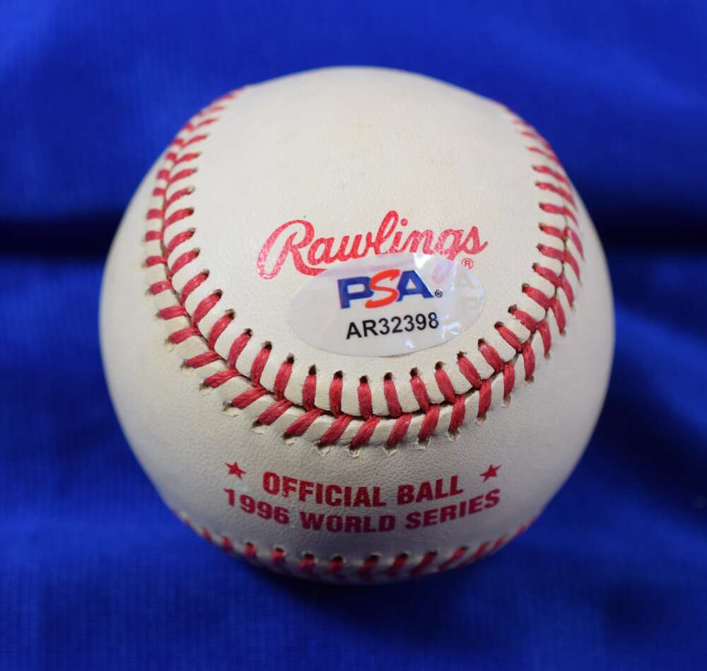 John Smoltz PSA DNA Autograph 1996 World Series Signed Baseball