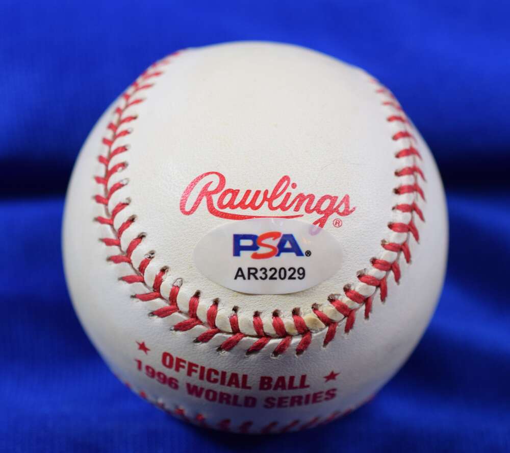 Derek Jeter PSA DNA Autograph 1996 World Series Signed Baseball