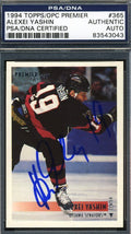 Alexei Yashin Signed Psa/dna Cert 1994 Topps Authentic Autograph
