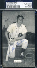 Jim Northrup Psa/dna Authentic Signed 1960`s Tigers Postcard Autograph