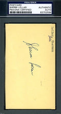 Sherm Lollar Psa/dna Authentic Signed 1952 Gpc Postcard Autograph