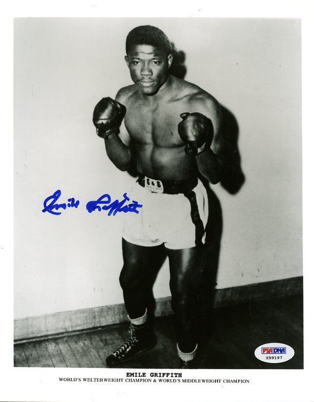 Emile Griffith Psa/dna Authenticated Signed 8x10 Photo Autograph