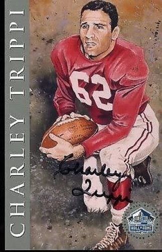 Charley Trippi Signed Jsa 1998 Hof Signature Series Authentic