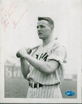 Glenn Davis 50`s Signed 8x10 Photo Psadna Autograph