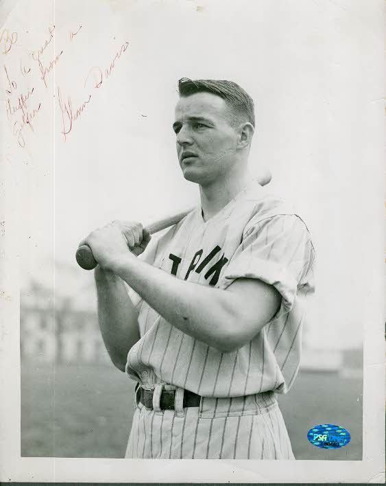 Glenn Davis 50`s Signed 8x10 Photo Psadna Autograph
