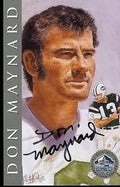 Don Maynard Signed Jsa 1998 Hof Signature Series /2500 Authentic