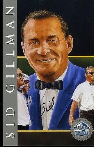 Sid Gillman Signed Jsa 1998 Hof Signature Series /2500 Authentic