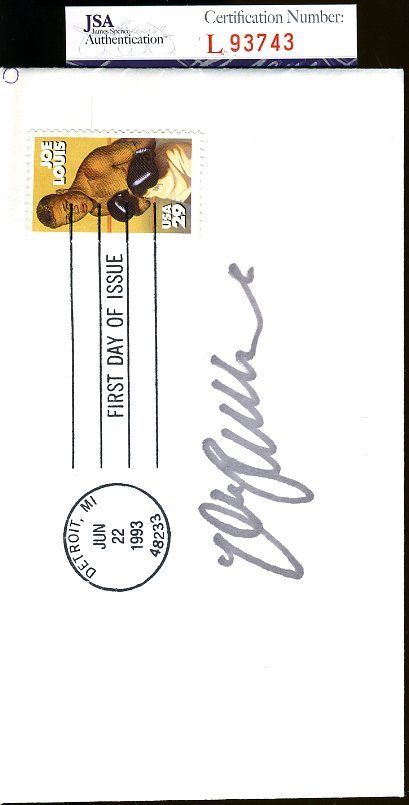 Max Schmeling Jsa Authenticated Autograph Fdc Signed