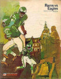 1967 Philadelphia Eagles @ La Rams 11-12 Nfl Program Authentic