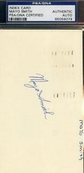 Mayo Smith 1969 Psa/dna Signed Gpc Gov`t Pc Autograph Authentic