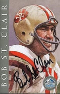 Bob St Clair Signed Jsa 1998 Hof Signature Series /2500 Authentic