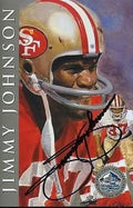 Jimmy Johnson Signed Jsa 1998 Hof Signature Series 2500 Authentic