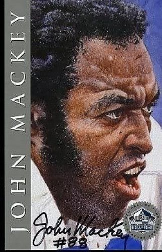 John Mackey Signed Jsa 1998 Hof Signature Series /2500 Authentic