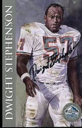 Dwight Stephenson Signed Jsa 1998 Hof Signature Series Authentic