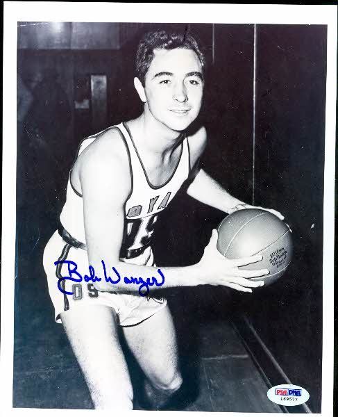Bob Wanzer Autograph 8x10 Photo Signed Psa/dna