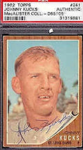 1962 Topps #241 Johnny Kucks Signed Psa/dna Autograph Authentic