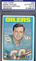 Bobby Maples Autograph 1972 Topps Psa/dna Signed Authentic