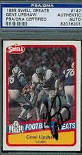 Gene Upshaw Autograph 1989 Swell Signed Psa/dna Authentic