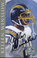 Kellen Winslow Signed Jsa 1998 Hof Signature Series Authentic