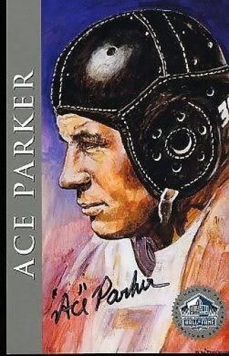 Ace Parker Signed Jsa 1998 Hof Signature Series /2500 Authentic