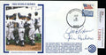 Johnny Podres John Roseboro 1963 World Series Signed Jsa Certed Fdc Autograph