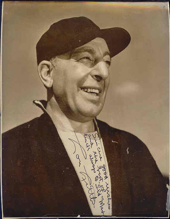 Lou Little Columbia Autograph 8x10 Photo Psa/dna Signed