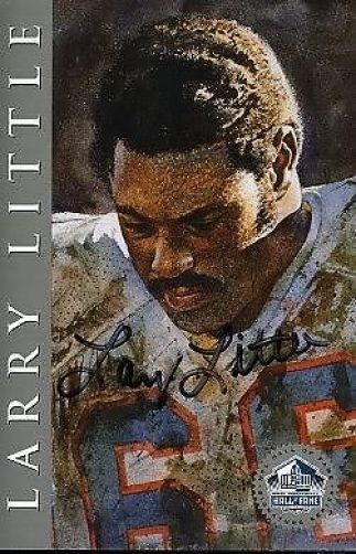 Larry Little Signed Jsa 1998 Hof Signature Series /2500 Authentic