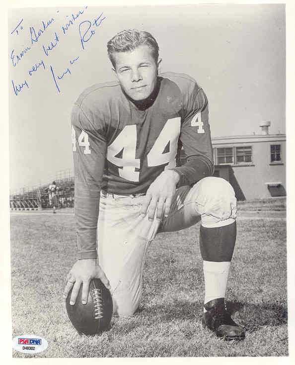Kyle Rote Sr Signed 8x10 Photo Psa/dna Cert Autograph