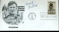 Frank Gatski Signed Jsa Cert Sticker Fdc Authentic Autograph