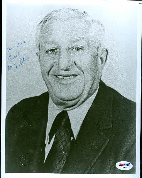 Harry Litwack Autograph 8x10 Photo Signed Psa/dna