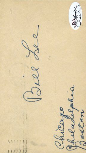 Bill Lee D.77 Signed Jsa Cert Sticker 1951 Fdc Authentic Autograph