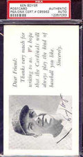Ken Boyer Signed Psa/dna 1955 Photo Dear Friend Team Postcard