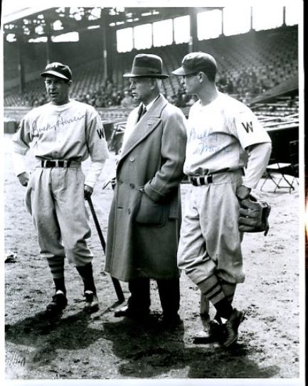 Bucky Harris Buddy Meyer Signed Jsa Certed 8x10 Photo Autograph