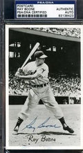 Ray Boone Indians 1952 Psa/dna Signed Photo Pc Authentic