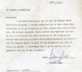 Barney Ross Signed Jsa 1965 Contract Awesome Autograph