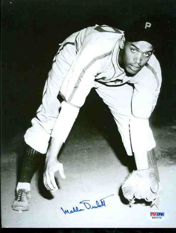 Mahlon Duckett Negro Leag Autograph 8x10 Photo Psa/dna