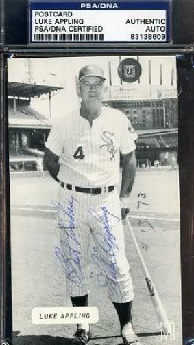 Luke Appling Psa/dna Signed Photo Pc Autograph Authentic