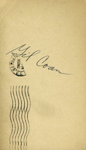 Gil Coan Signed Jsa Cert Sticker 1948 Fdc Authentic Autograph