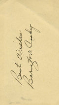 Barney Mccoskey D.96 Signed Jsa Cert Sticker 1949 Fdc Authentic Autograph
