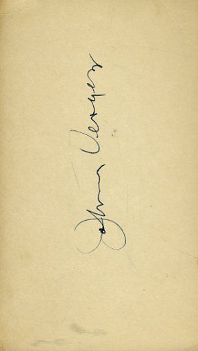 Johnny Vergez D.91 Signed Jsa Cert Sticker 1949 Fdc Authentic Autograph
