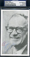 Ernie Harwell Signed Psa/dna Certified Vintage Photo Postcard Autograph