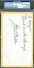 Steve Bilko Autograph Psa/dna Signed 1968 Gpc Govt Pc