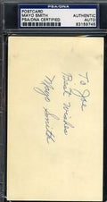 Mayo Smith 1968 Tigers Signed Gpc Psa/dna Autograph Authentic