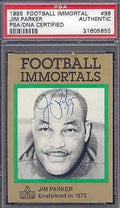 Jim Parker Signed 1985 Immortals Psa/dna Autograph Authentic