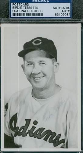 Birdie Tebbetts Autograph 1951 Team Pc Psa/dna Signed Authentic